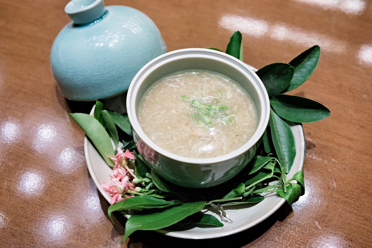 White Pepper Virgin Crab thick soup.